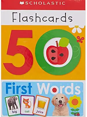 50 First Words Flashcards- Scholastic Early Learners