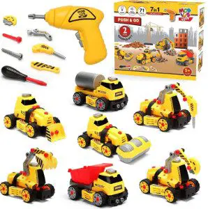 7 in 1 Take Apart Truck Construction Set