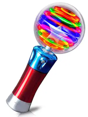 ArtCreativity 7.5 Inch Light Up Magic Ball Toy Wand for Kids