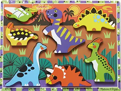 Cute Dinosaur Chunky Wooden Puzzle