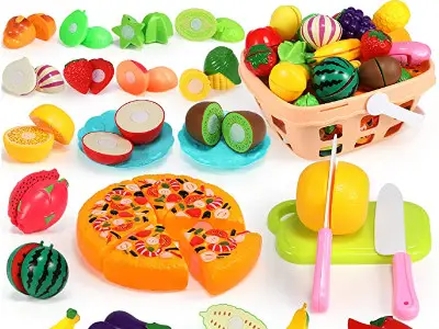 Geyiie Play Food for Kids Kitchen Toys