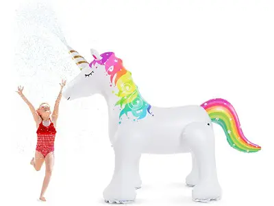 Jasonwell Unicorn Sprinkler Inflatable Water Toys