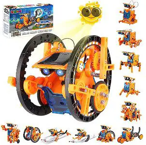Kidpal 12-in-1 Solar Powered Robot Toys
