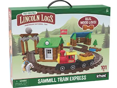 LINCOLN LOGS-Sawmill Express Train