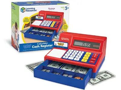 Learning Resources Play & Pretend Calculator Cash Register