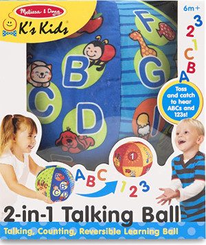 Melissa and Doug 2-in-1 Talking Ball
