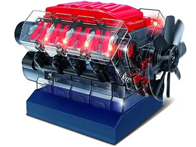 Play V8 Combustion Engine Model Building Kit STEM Toy