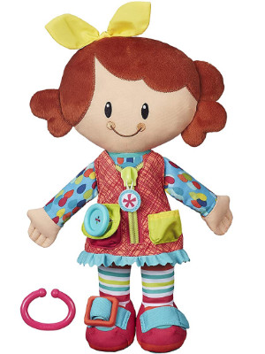 Playskool Dressy Kids Girl Activity Plush Doll Toy
