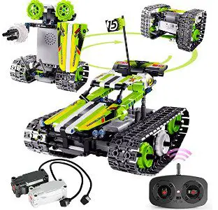 Remote Control Car Building Kit – RC Tracked Racer 3-in-1 Building Set