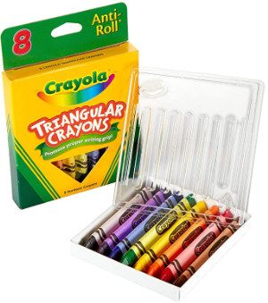Triangular Crayons and Pencils