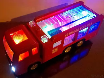 WolVolk Electric Fire Truck Toy