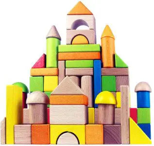 Wooden Building Blocks for Kids