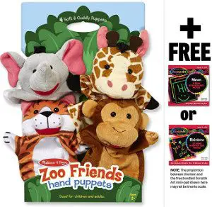 Zoo Friends Hands Puppets by Melissa and Doug